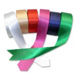 Satin ribbon 40 mm metallic