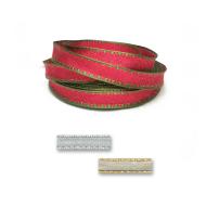 Decorative wired ribbon with MTP 15 mm