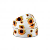 Satin Druckbänder 10 mm Sonnenblume