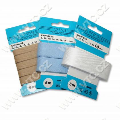 Köperband 10 mm - Karte 5 m