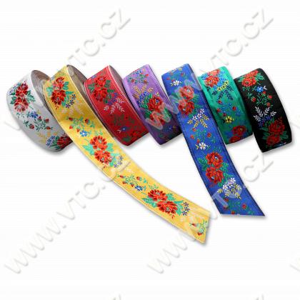 Embroidered ribbon 55 mm