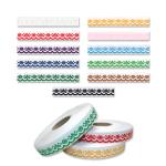 Scalloped jacquard ribbon 20 mm PES