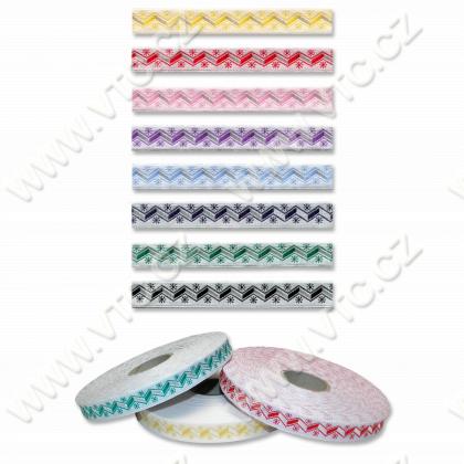 Scalloped jacquard ribbon 15 mm