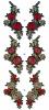 Iron-on applique FLOWER - PAIR #1