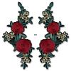 Iron-on applique FLOWER - PAIR #2
