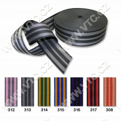 Gurtband POP 50 mm farbig