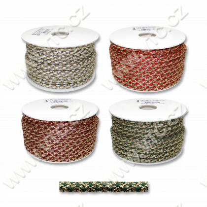 Leonische Gefl. Schnur 7 mm