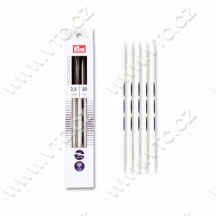 Double-pointed knitting pins 2,5 mm ERGO