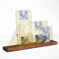 Ruler rack, wooden