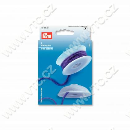 Wool bobbins L - 2 pcs