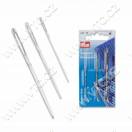 Wool needles, metal 3 pcs