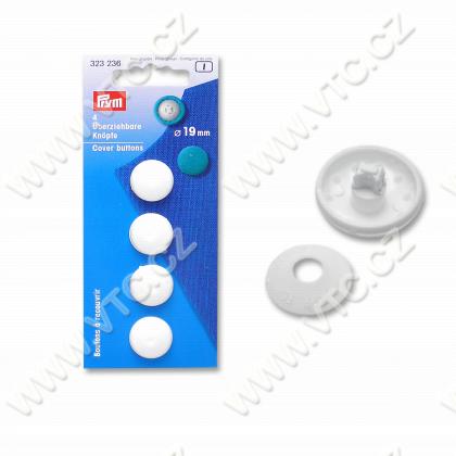 Cover buttons 19 mm white