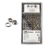 Eyelets 5 mm with washers NI 500 pcs