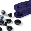 Gombík stáčací ANORAK 15 mm ČIERNY NIKEL #2