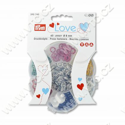 Press fasteners JERSEY 8 mm 60 pcs PRYM LOVE
