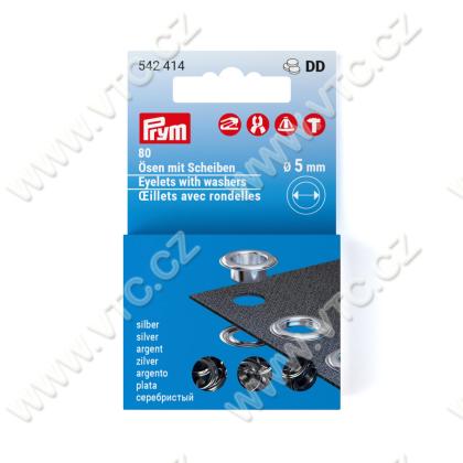 Ösen 5 mm mit Scheiben 80 St.