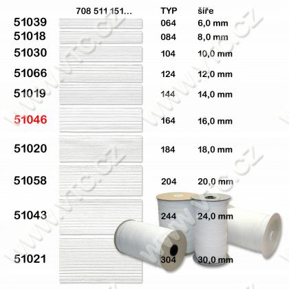 Standard-Elastic 16 mm weiß