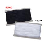 Round elastic 3 mm for face mask black
