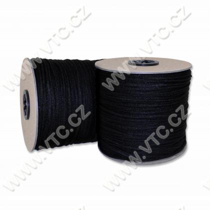 Round elastic 2 mm for face mask black 250 m