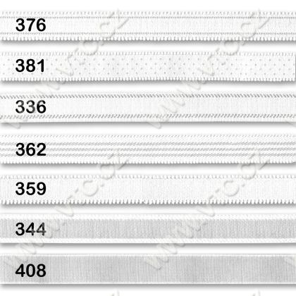 Pruženka ramínková 18 mm bílá
