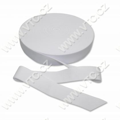 Elastic band 30 mm white