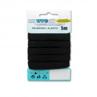 Standard elastic 10,6 mm black - card 5 m