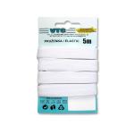 Standard elastic 14,4 mm white - card 5 m