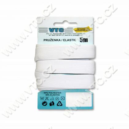Standard elastic 17,4 mm white - card 5 m