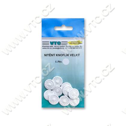 Thread buttons- big - card 10 pcs