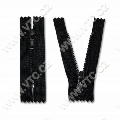 Brass black zippers P4 CE 6 cm
