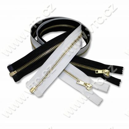 Brass zippers P6 100 cm OE
