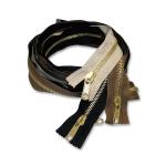 Brass zippers P6 180 cm OE
