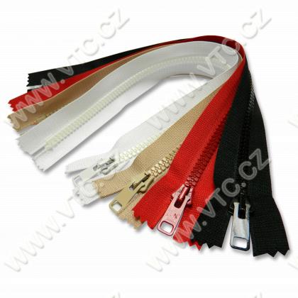 Plastic zippers L6 35 cm CE