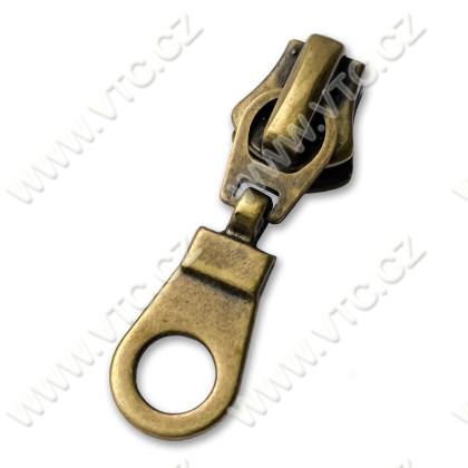 Slider PP6 Carmen WITH LOCK, antique brass