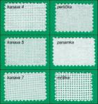Embroidery fabric PE white
