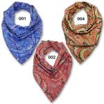 Cotton scarf 70x70 cm type Paisley printed