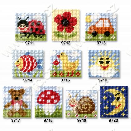 Cross stitch kit 11x13 cm