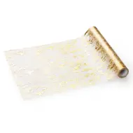 Tkanina dekorační š.36 cm GOLD