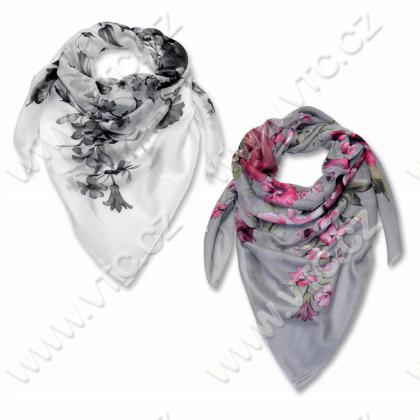 Printed scarf 100x100 cm