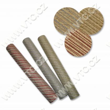 Dekostoff Br.48 cm Glitter