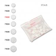 Thread´s buttons 25pcs STAR 22