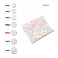 Thread´s buttons 25pcs STAR 26