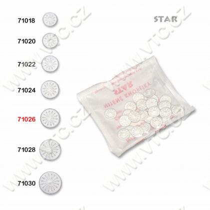 Thread´s buttons 25pcs STAR 26