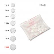 Thread´s buttons 25pcs STAR 30