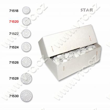 Thread buttons STAR 20 – 500 pcs/box