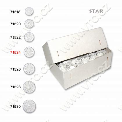 Nitěné knoflíky sypané STAR 24