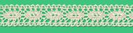 Cotton bobbin lace - 22 mm