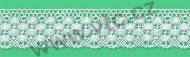 Cotton bobbin lace - 27 mm