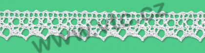 Cotton bobbin lace - 19 mm