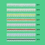 Cotton bobbin lace - 18 mm with ribbon